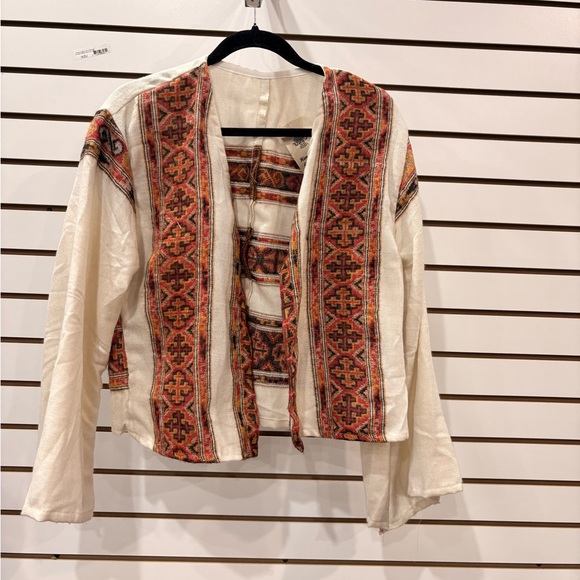 Colorful Geometric Pattern Cardigan - Picture 7 of 13